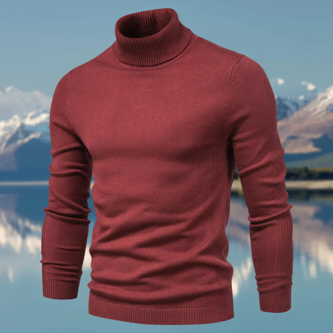 Vince Pull Col Roulé Homme – Classique en Maille Douce, Ajusté & Élégant pour l’Hiver