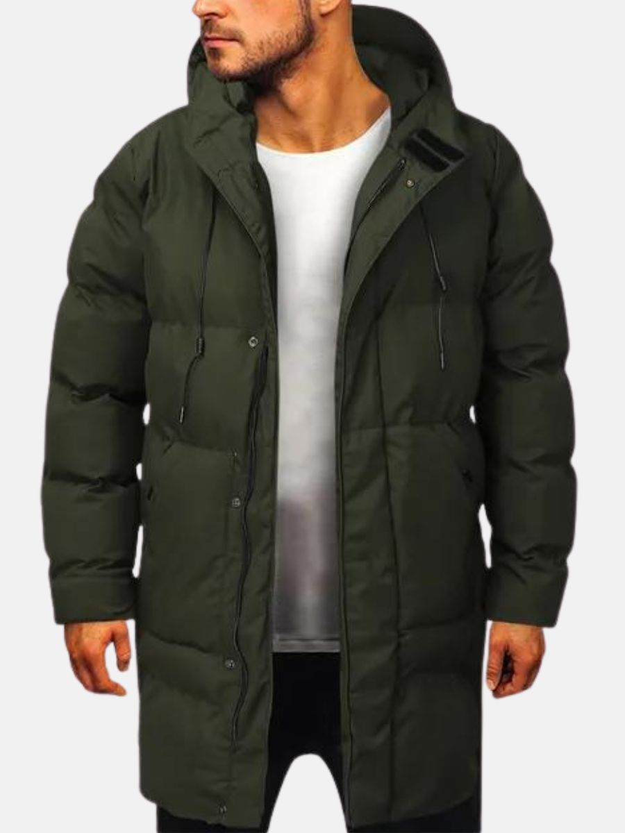 Parka męska Cassius – ocieplenie, wytrzymały nylon i nowoczesny styl