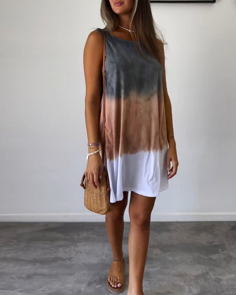 Summer Dress Women Odette – Casual Sleeveless Dress with Light Cut for Relaxing Summer Days