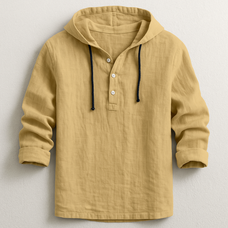 Marc Chemise à Capuche Homme – Coton Léger Doux & Élégant au Style Moderne Décontracté
