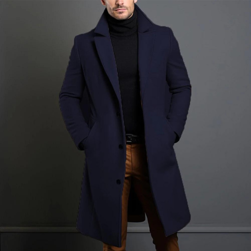 William Manteau en Laine pour Homme – Coupe Classique avec Tissu Chaud et Durable & Design Intemporel