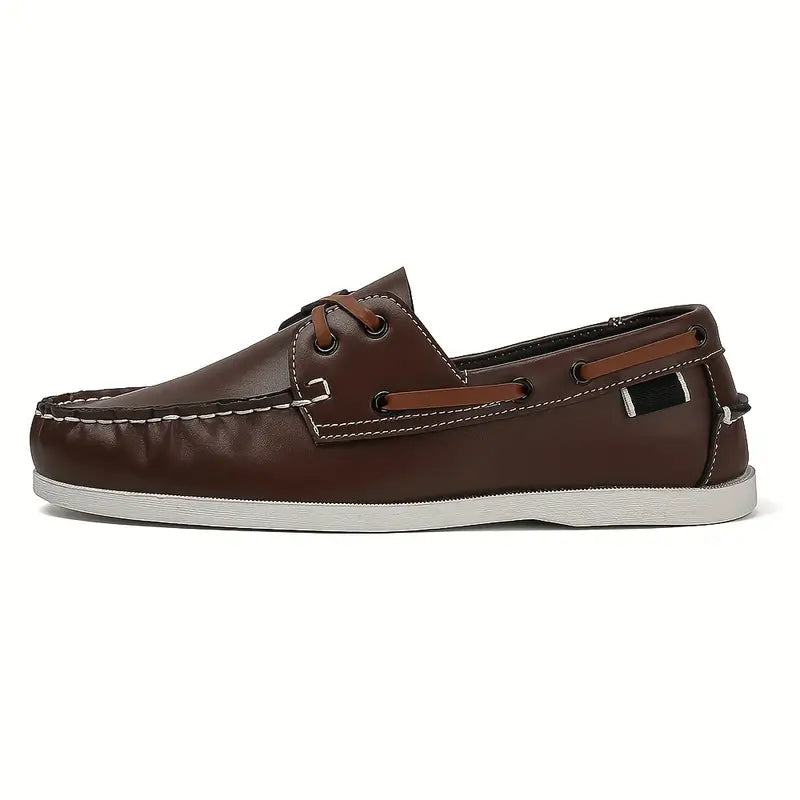 Lucas Chaussures Bateau Homme – Retro pohodlné a elegantní kožené mokasíny