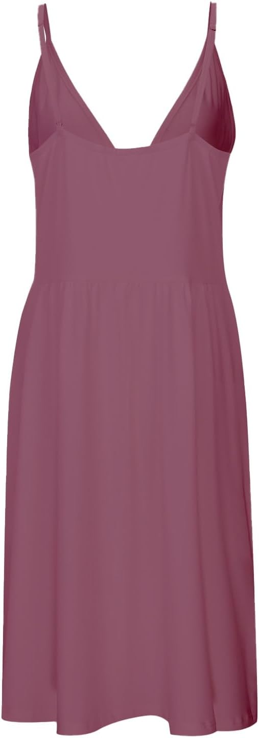 Sukienka Chloe damska – satynowa mini sukienka z dekoltem w serek, cienkimi ramiączkami, eleganckimi kieszeniami na wieczór