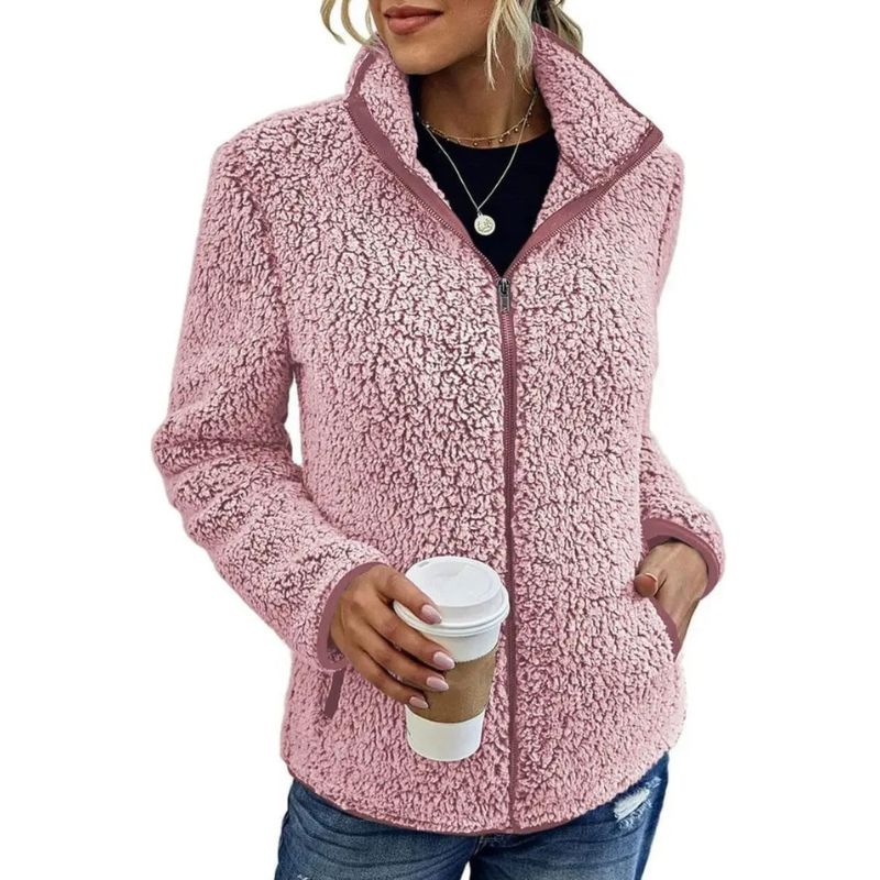 Yuna Veste Femme – weiche & warme Fleecejacke im lässigen und eleganten Stil