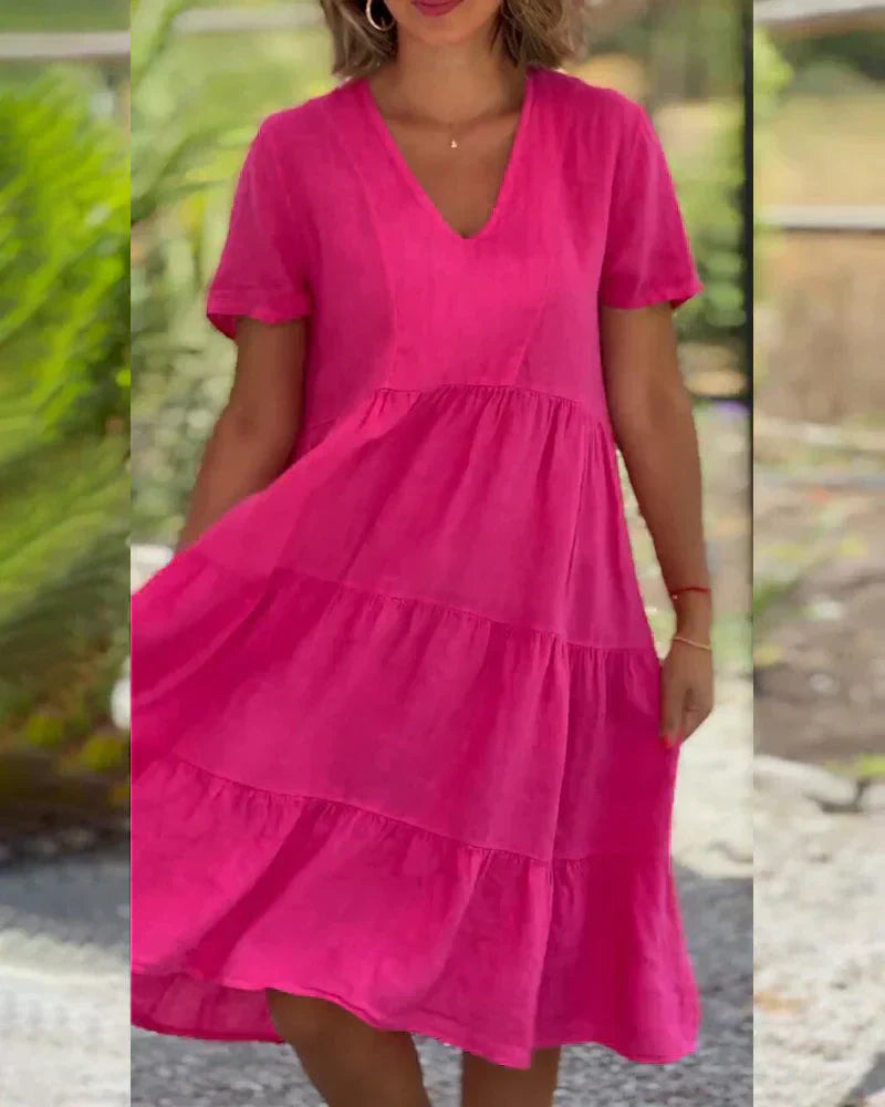 Vestido de Cocktail Feminino Desarae – Vestido Midi com Ombros Descobertos e Silhueta Elegante para Ocasiões Especiais