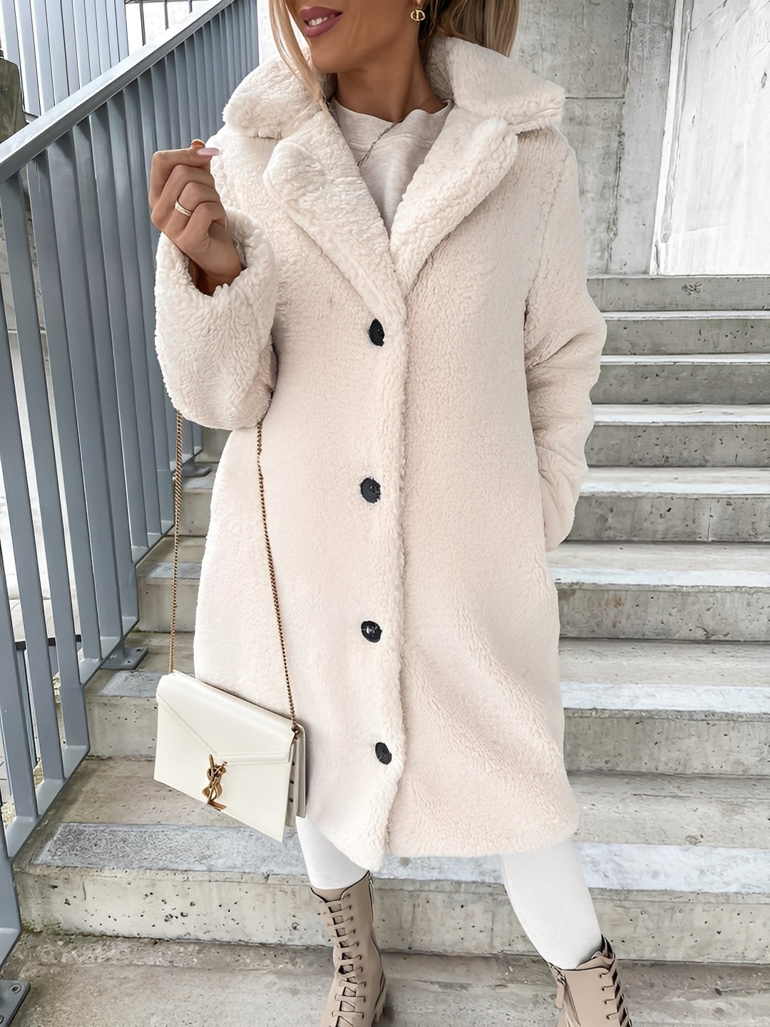 Olive – Veste Mujer en Polaire – Abrigo Invierno Suave y Caliente con Corte Moderno y Femenino