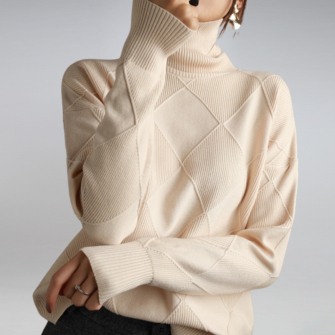 Myla Pull Col Roulé en Kašmíru – Měkký, Teplý & Elegantní Svetr pro Ženy
