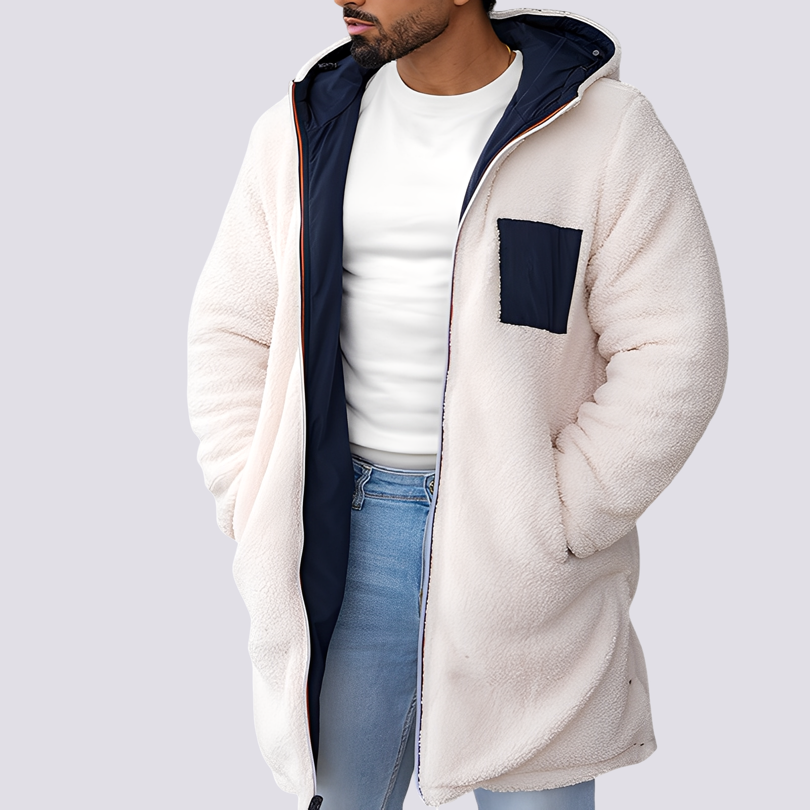 Hubert Veste Thermique pour Homme – Manteau d’Hiver Chaud au Design Moderne pour un Usage Quotidien et en Plein Air