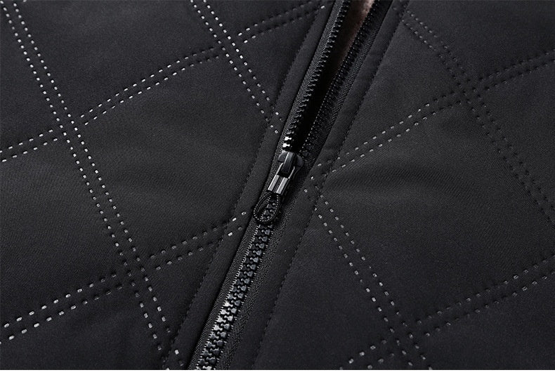 Dane Veste Matelassée para Hombre – Doublure douce avec fermeture zippée et poches pratiques