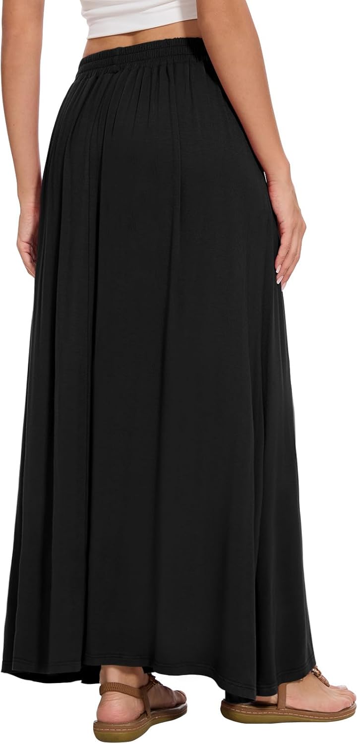 Nina Maxi Skirt for Women – Flowing High-Waisted Skirt, A-Line & Pockets Summer