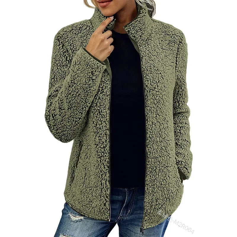 Yuna Veste Femme – weiche & warme Fleecejacke im lässigen und eleganten Stil
