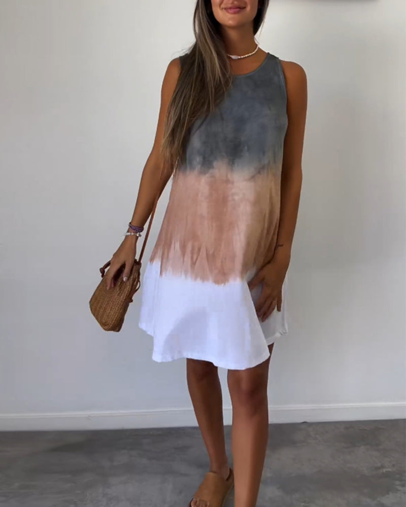 Summer Dress Women Odette – Casual Sleeveless Dress with Light Cut for Relaxing Summer Days