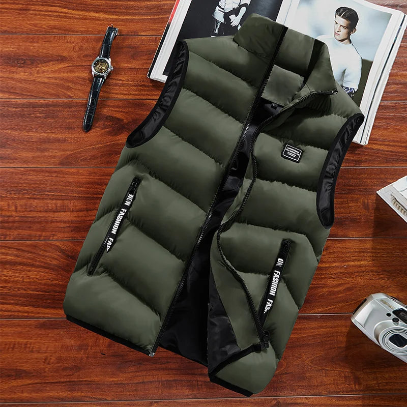 Clarence Gewatteerd Heren Gilet – Mouwloos, Thermische Isolatie & Ritssluiting
