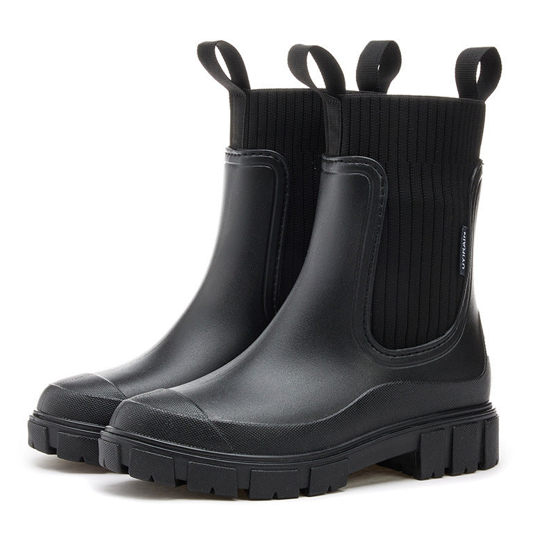 Zaria Women's Rain Boots – Lightweight Waterproof with Non-Slip Sole