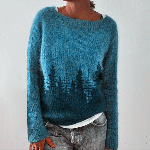 Sweter damski Freyja – miękki dzianinowy sweter zimowy w swobodnym stylu i zapewniający wygodę