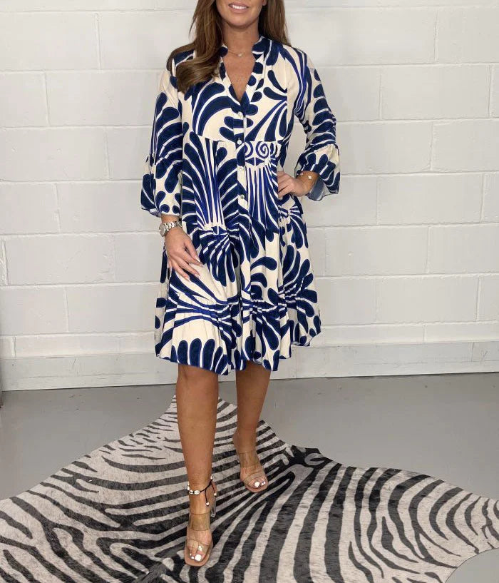 Sommerkleid Damen Olivia – Leichtes Elegantes Kleid mit Schmeichelhaftem Schnitt für Jeden Anlass