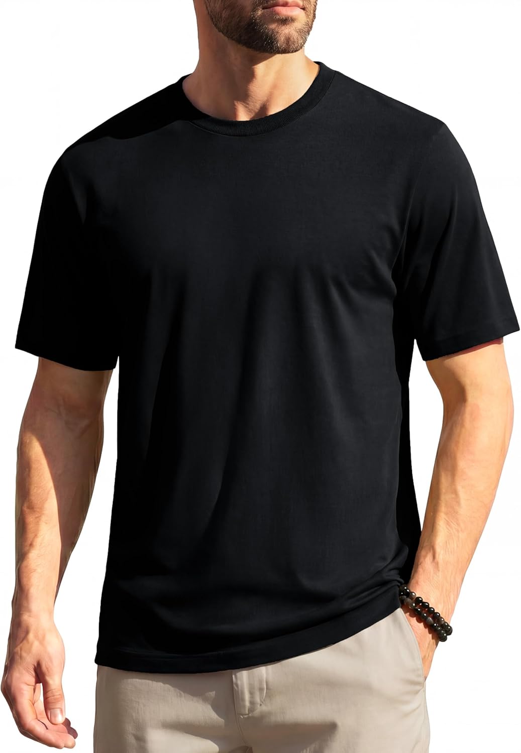 Alex Herren T-Shirt – Atmungsaktives T-Shirt mit UPF80+, Schnelltrocknend & Lässiger Stil