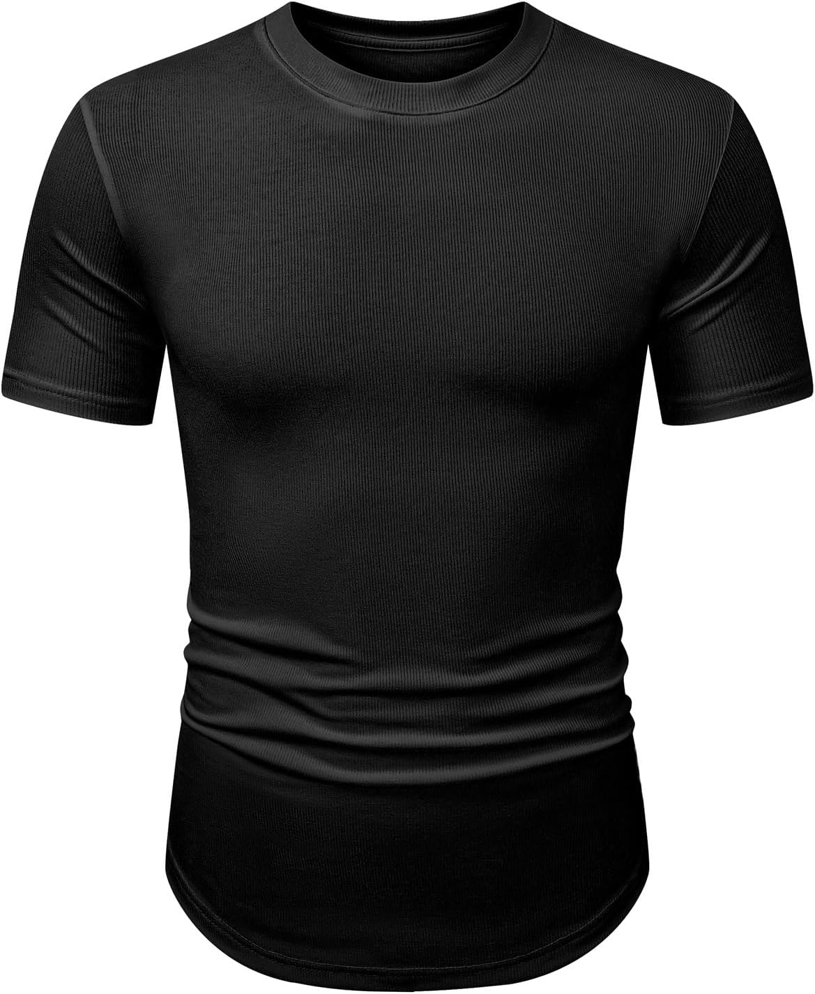 Norman Ανδρικό T-Shirt – Κοντομάνικο Slim Fit με Ελαστικότητα, Μακρύ & Αθλητικό Καλοκαίρι