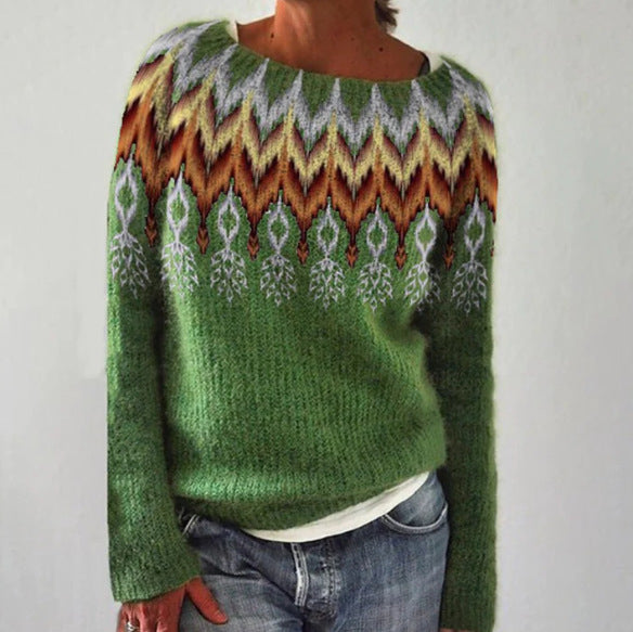 Freyja Pull Femme – Pull d’Hiver en Maille Douce avec Style Décontracté & Confort
