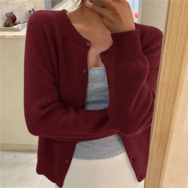 Sydney Cardigan Femme – Gilet i blød strik med løs pasform & tidløs elegance