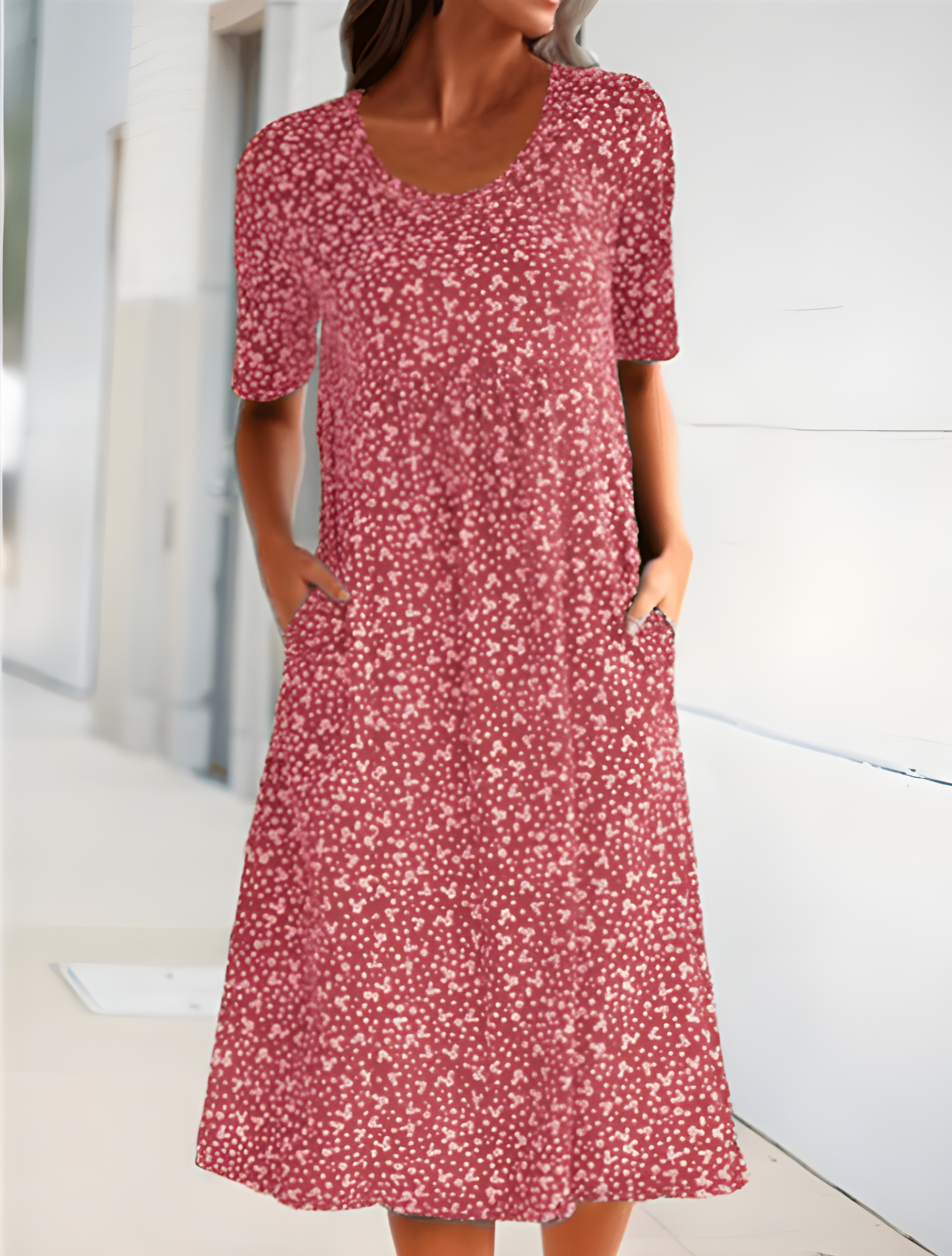Céliane Sommerkleid für Damen – Leichtes, fließendes Kleid im eleganten Stil