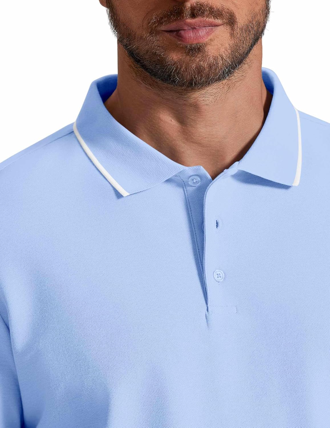 Leon Polo Uomo – Polo in Cotone Piqué a Maniche Corte, Stile Casual & Golf Elegante