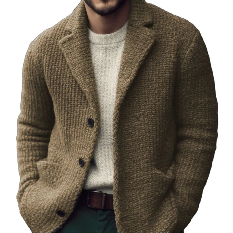Derek Cardigan Homme – Měkký úplet, Regular fit & Elegantní zapínání na knoflíky