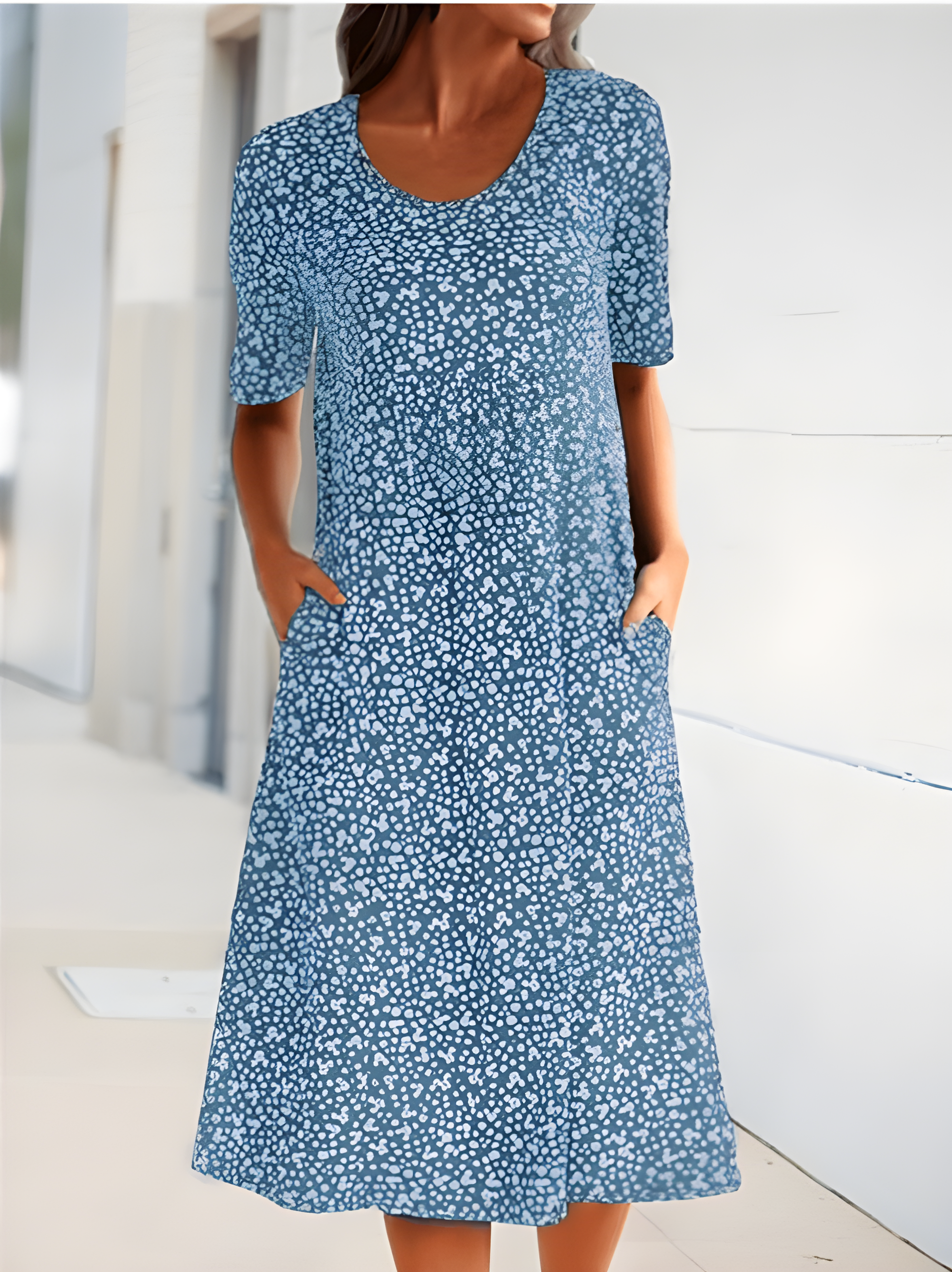Céliane Sommerkleid für Damen – Leichtes, fließendes Kleid im eleganten Stil