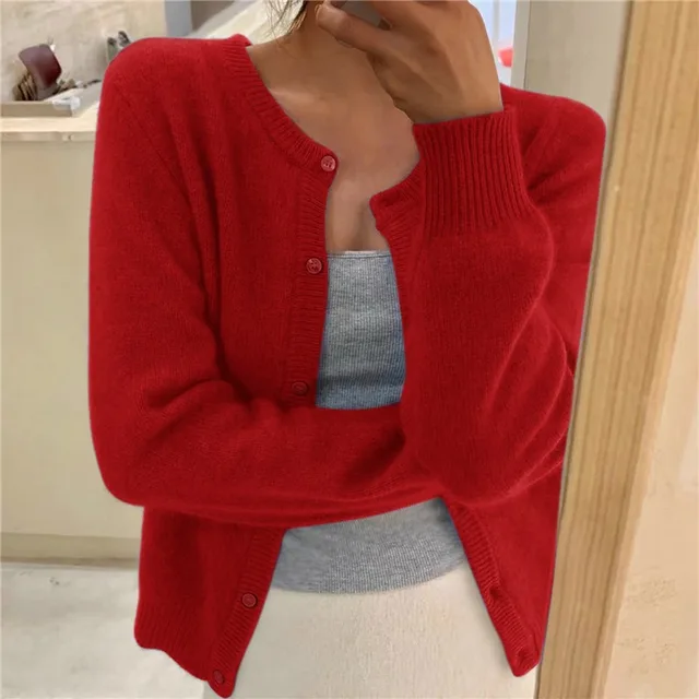 Sydney Cardigan Femme – Gilet i blød strik med løs pasform & tidløs elegance