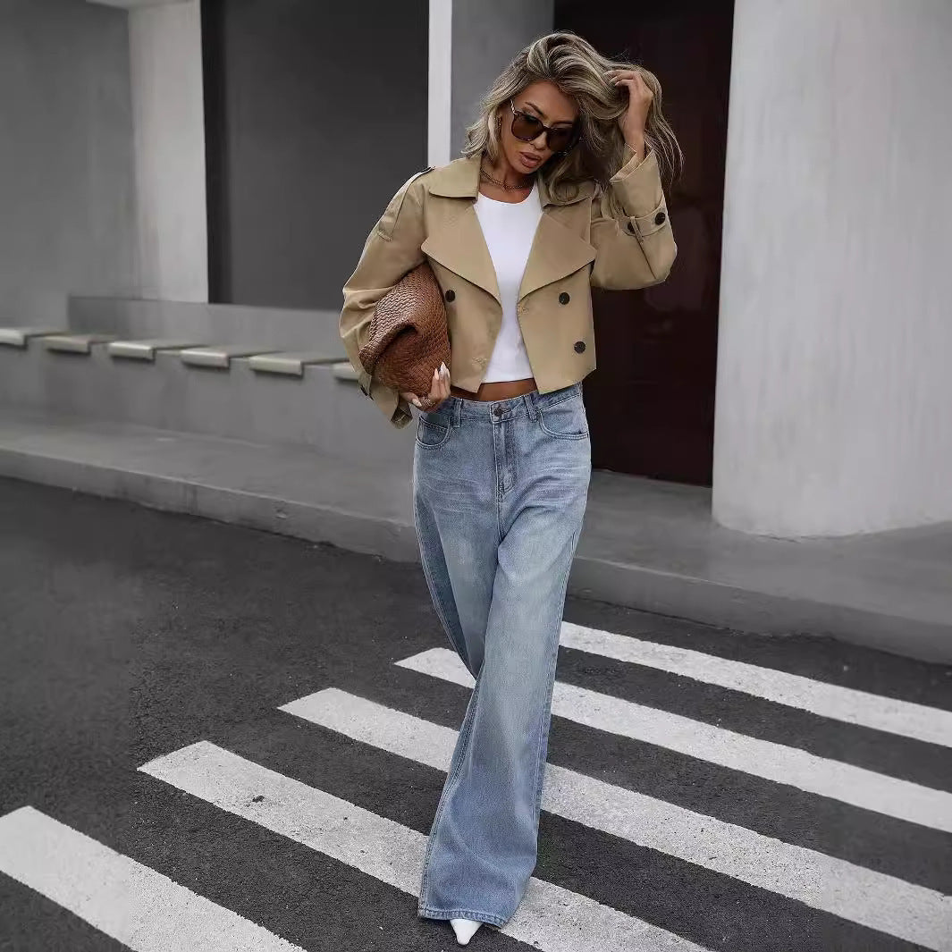 Selah Trench Court Femme – Elegantní kabát s páskem v pase a stylovým střihem na přechodné období