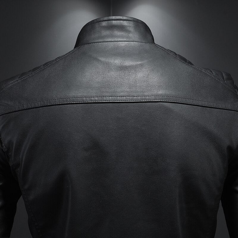 Lance Veste Homme en Cuir – Élégante, Confortable avec Coupe Régulière & Fermeture Éclair