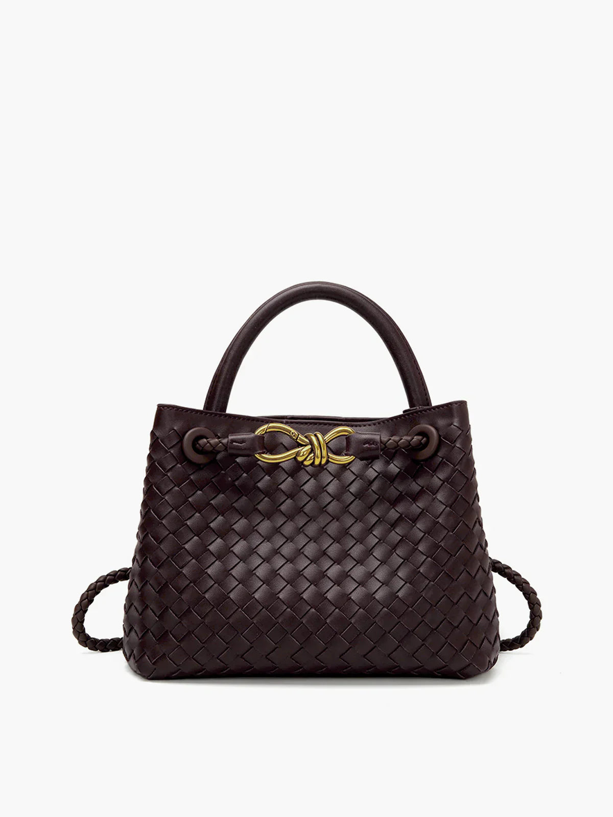 Joline Sac Femme Tissé à la Main – Sac à Main Élégant en Rotin avec Bandoulière Réglable