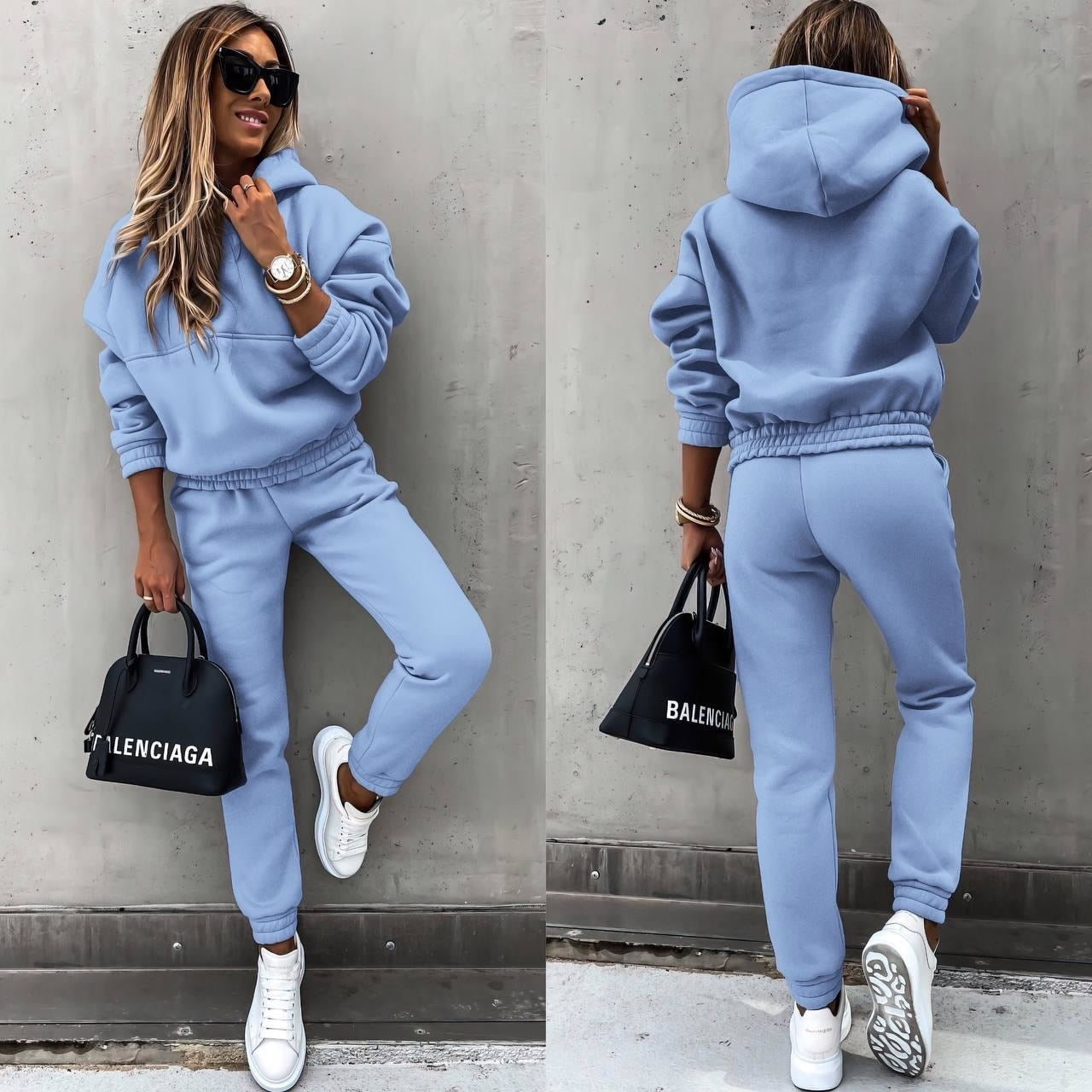 Elane Ensemble Jogging Femme – Confort Doux & Style Moderne pour Détente Quotidienne