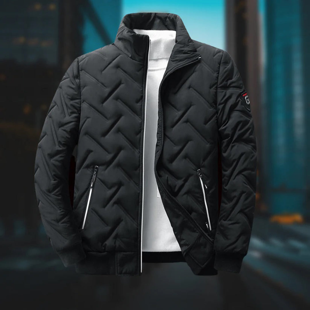 Jomari Casaco Acolchoado Masculino Leve – Casaco Almofadado Respirável com Estilo Moderno e Confortável