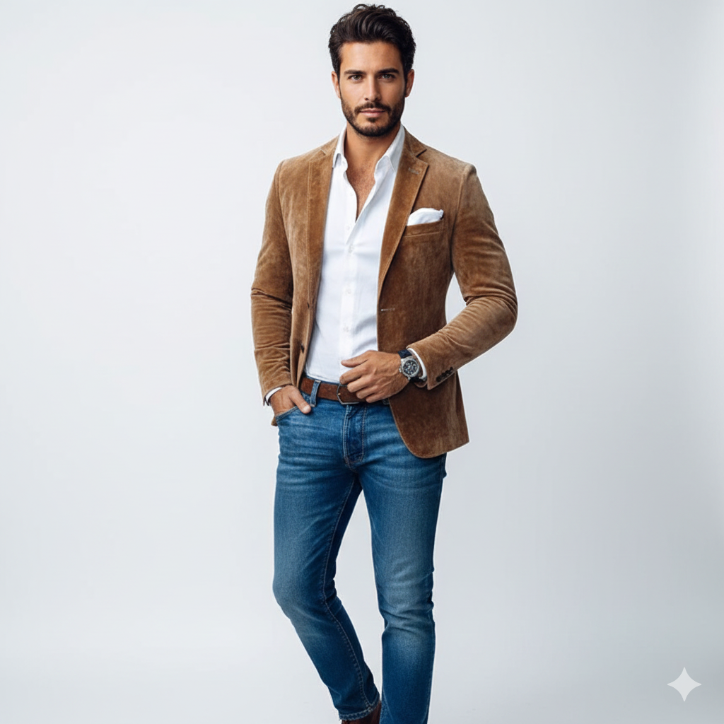 Blake Slim Fit Férfi Blézer – Elegáns Alkalmi Dzseki Modern, Sokoldalú Vágással