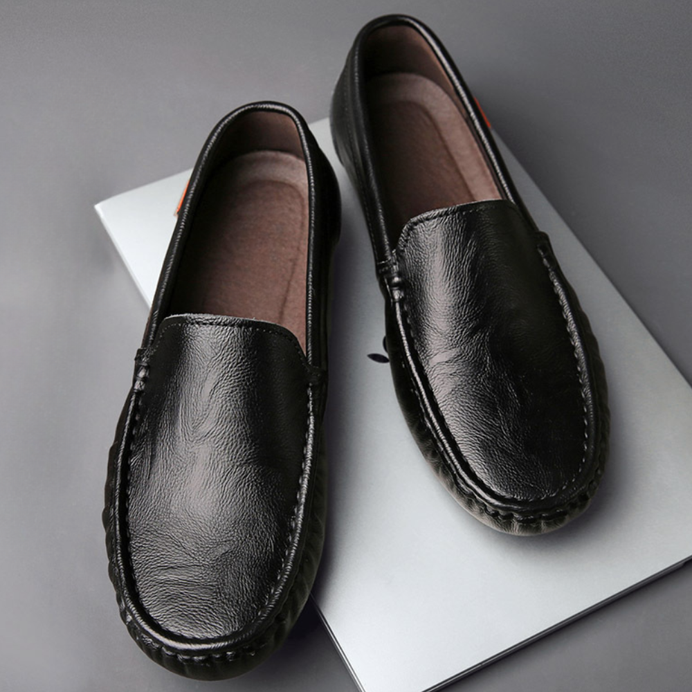 Emerson Mocassins Homme en Cuir – Chaussures Slip-On Élégantes & Confort Durable