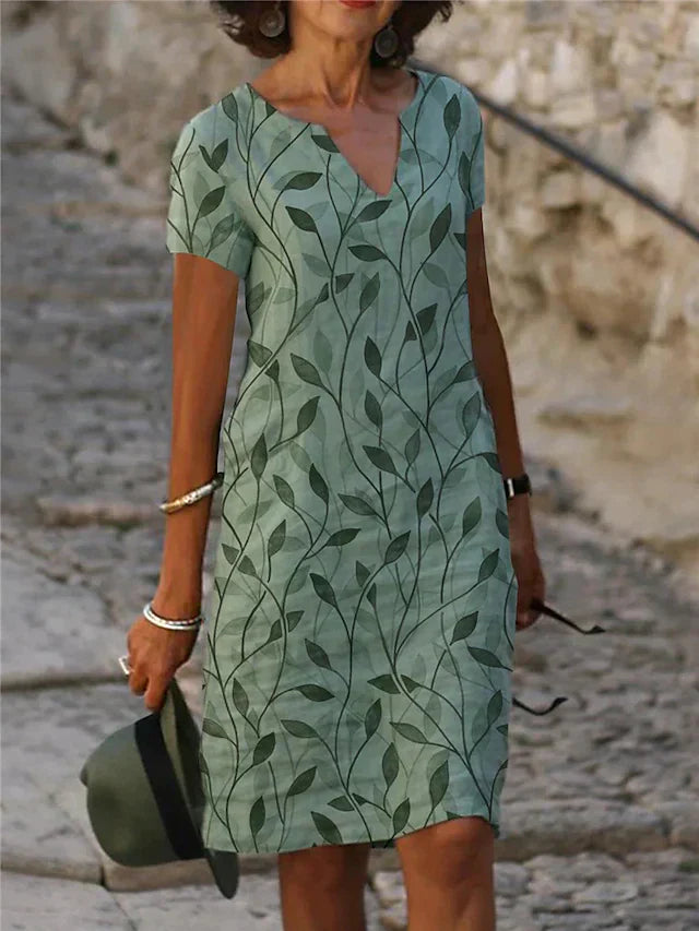 Katy Robe d’Été Femme – Robe Midi Sophistiquée et Légère pour Sonnige Tage