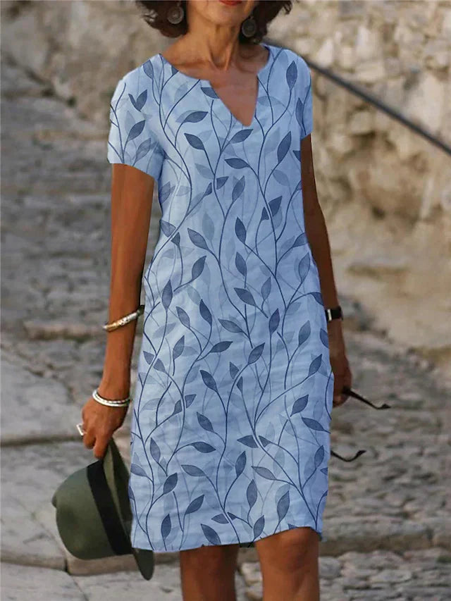 Katy Robe d’Été Femme – Robe Midi Sophistiquée et Légère pour Sonnige Tage