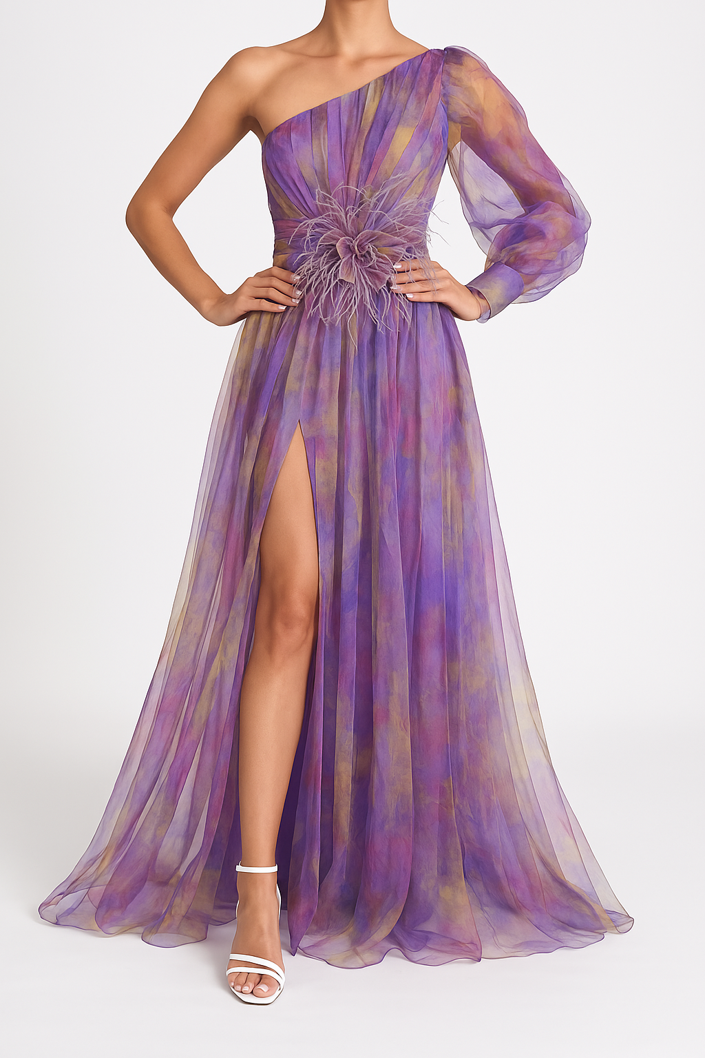 Eunice Vestido de Festa Longo Feminino – Vestido Maxi Elegante em Tecido Leve para o Verão