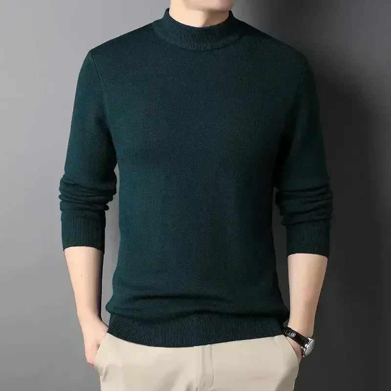 Maglione a collo alto da uomo Keneth: elegante, caldo e confortevole in misto lana e cashmere