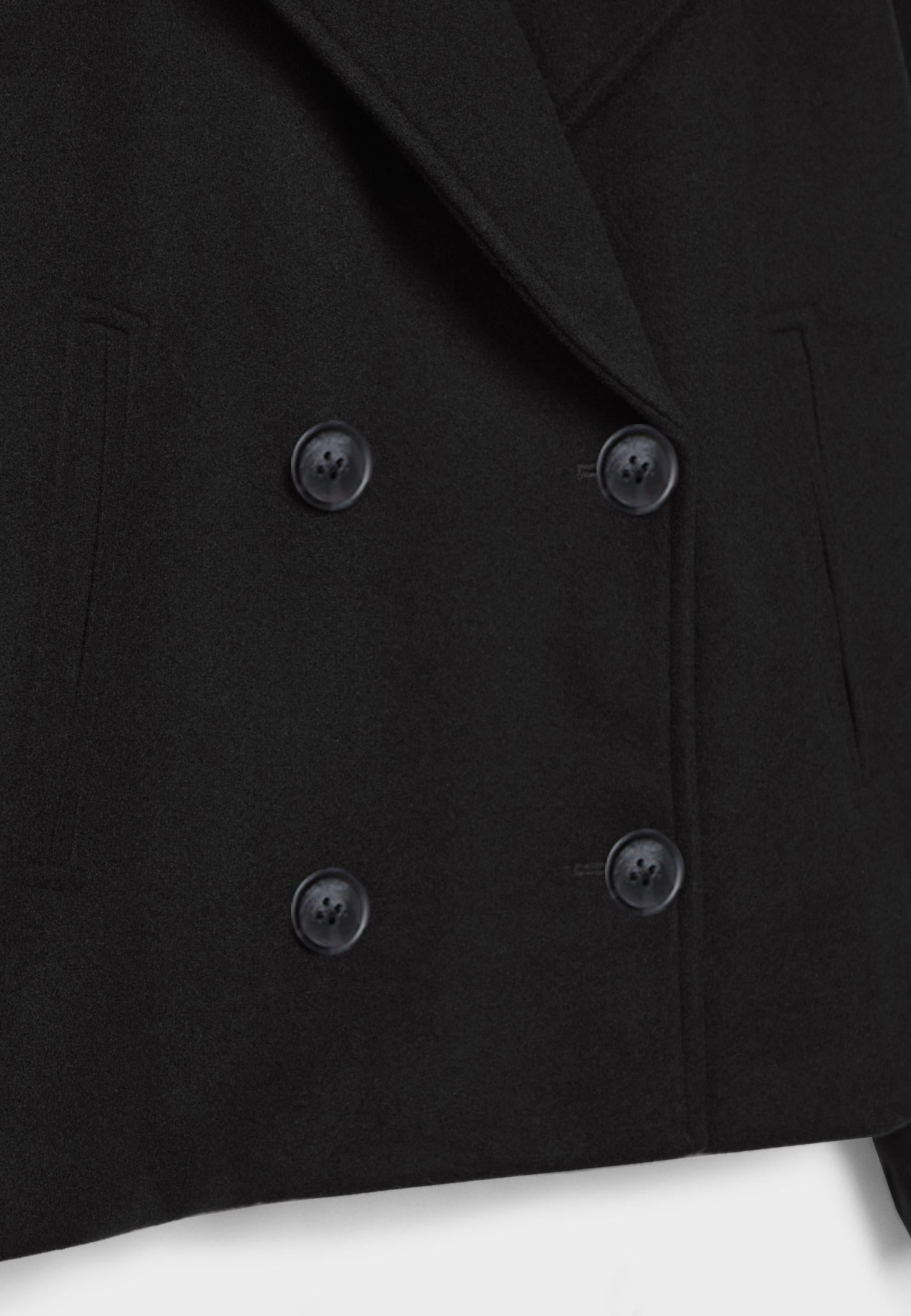 Olivia Femme Manteau – Chic kurzer Mantel mit eleganten Knöpfen & modernem Stil