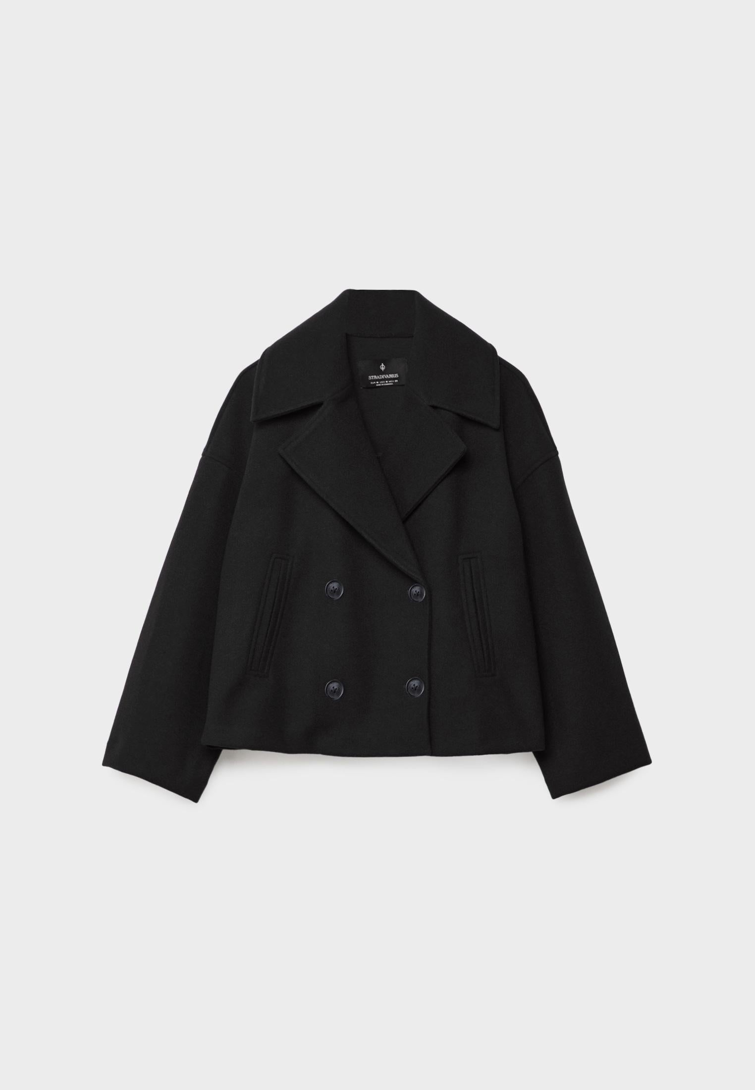 Olivia Femme Manteau – Chic kurzer Mantel mit eleganten Knöpfen & modernem Stil