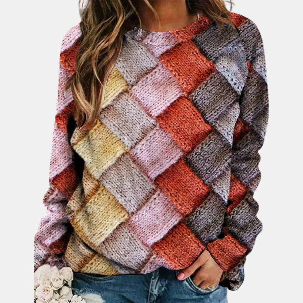 Sweter damski Bella – miękka dzianina, nowoczesny krój i optymalny komfort