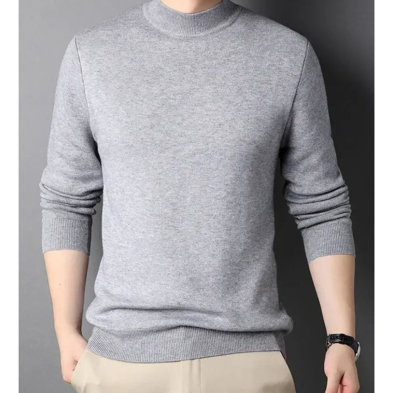 Maglione a collo alto da uomo Keneth: elegante, caldo e confortevole in misto lana e cashmere