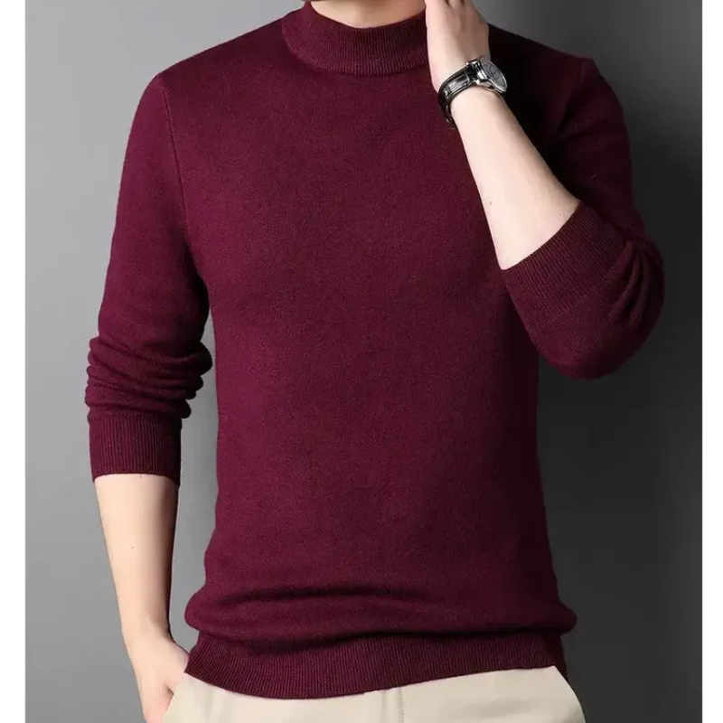 Maglione a collo alto da uomo Keneth: elegante, caldo e confortevole in misto lana e cashmere