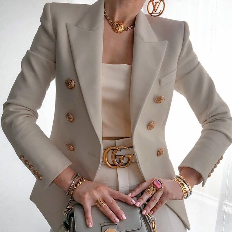 Hailey Blazer Femme Élégant – Blazer Luxueux & Confortable au Style Chic Polyvalent