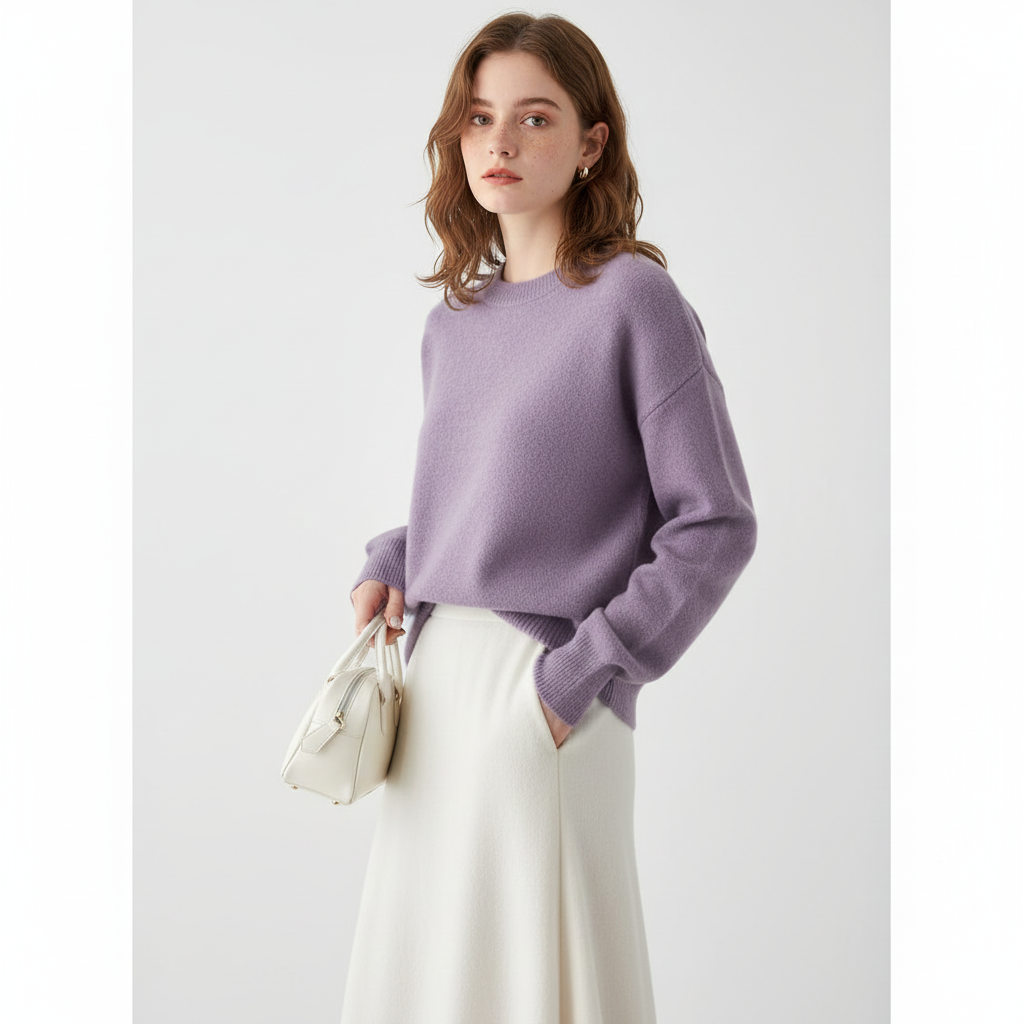 Emgie Pull Damski Oversize – Bardzo Miękka Dzianina, Luźny Krój i Elegancki Styl