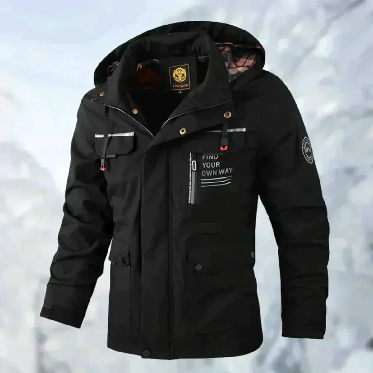 Erwin Veste Homme – Veste Imperméable & Coupe-Vent Confortable pour Automne/Hiver