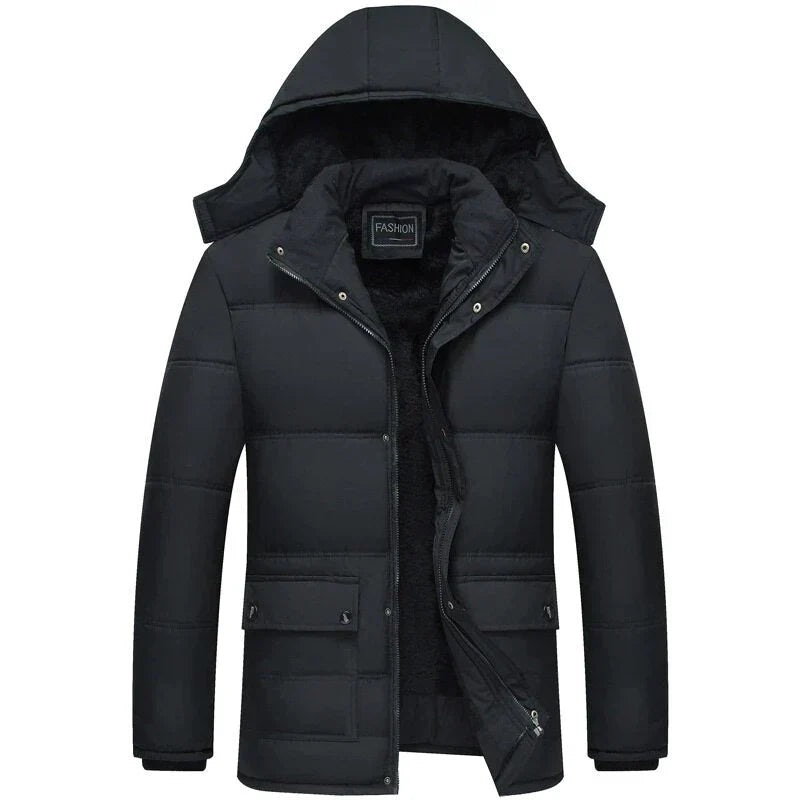 Gabriel Veste Homme – Doudoune à Capuche Chaude & Stylée pour Hiver