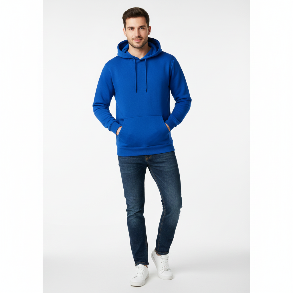 Gaithan Hoodie Unisexe – Sweat à Capuche Doux avec Polaire Chaude & Design Minimaliste